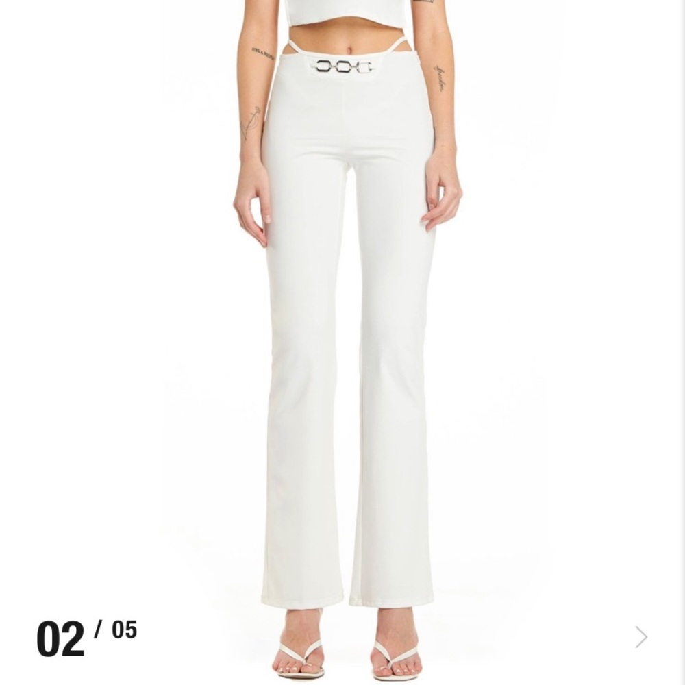 SARES PANTS WHITE IAMGIA